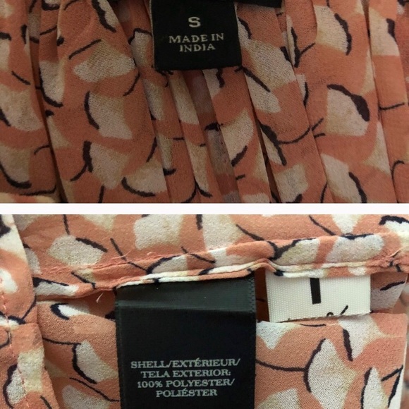 Ann Taylor Long Sleeve V Neck Blouse - Picture 4 of 4